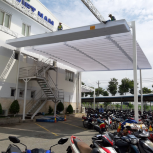 Mái Xếp Nhà Xe